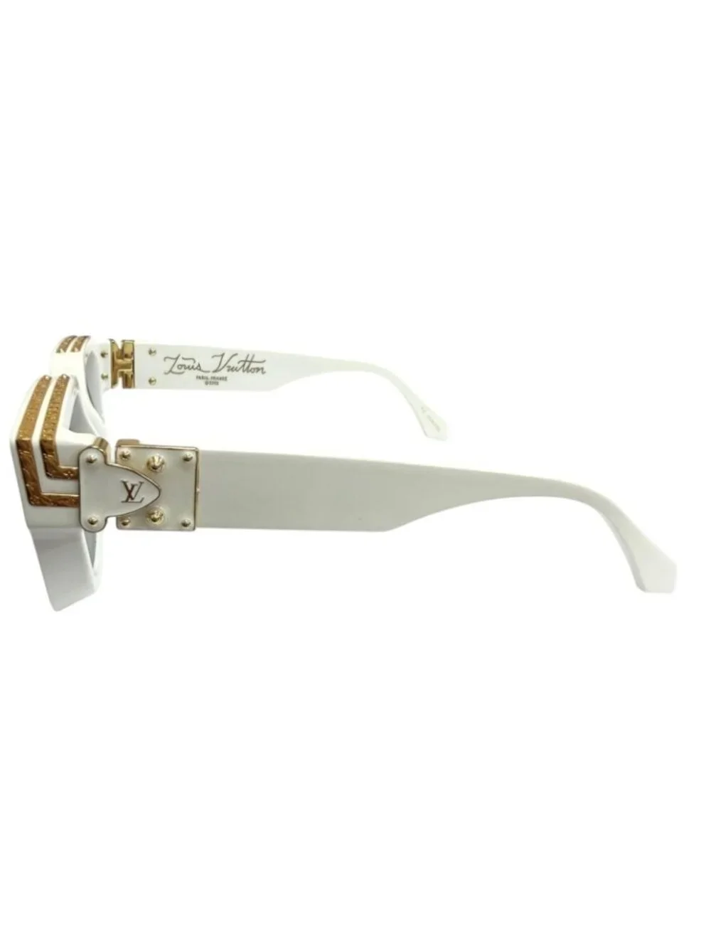Louis Vuitton Sunglasses 1.1 Millionaire Mirror Lens White Gold 58 Eyewear
